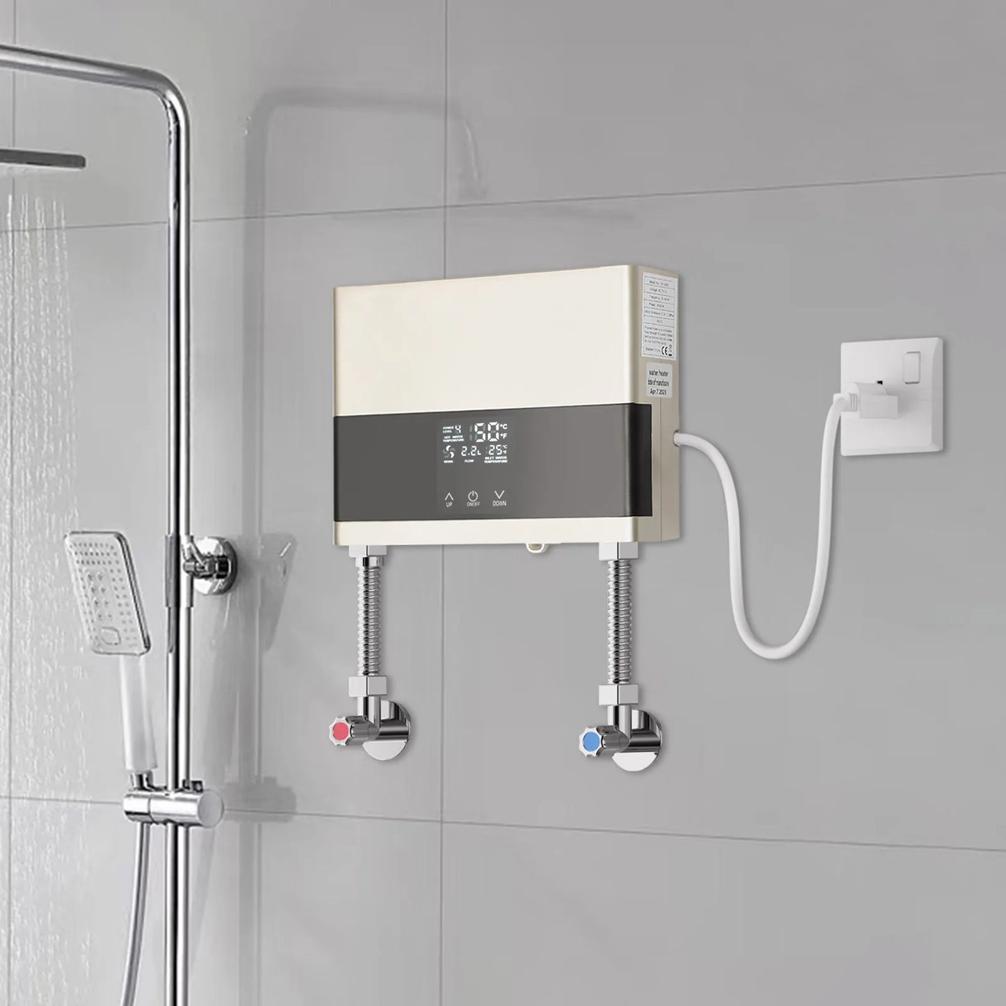 Sweetmile 110V 4000W Mini Electric Water Heater with Remote Control