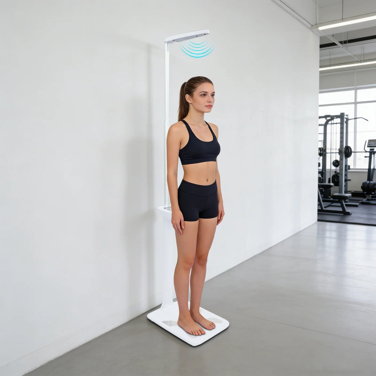 Electronic Height And Weight Scale Ultrasonic BMI Monitor