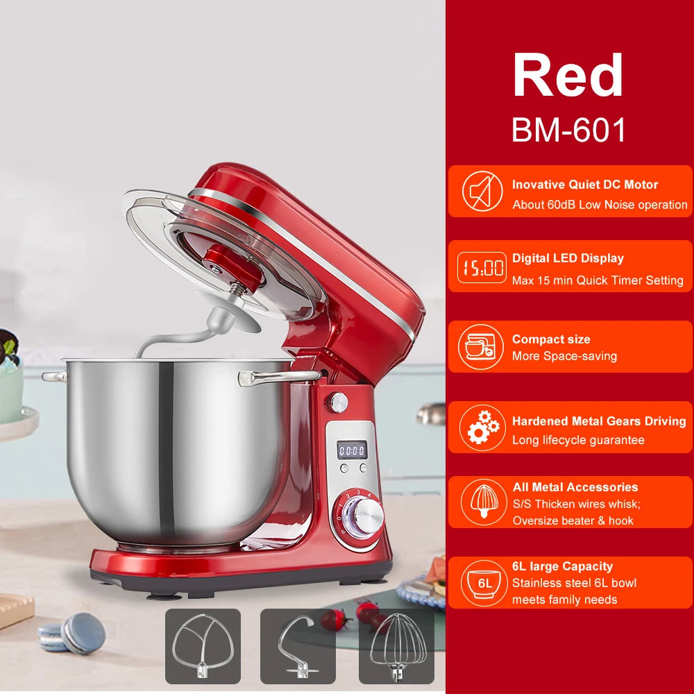 Biolomix Kitchen Stand Mixer With Blender And Quiet Motor