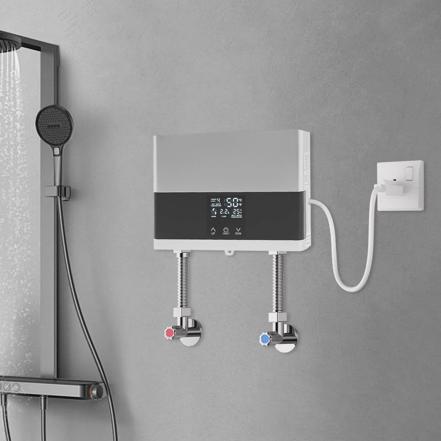 Sweetmile 110V 4000W Mini Electric Water Heater with Remote Control