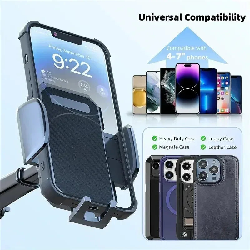 Universal 360 Degree Car Phone Holder With Strong Suction Cup