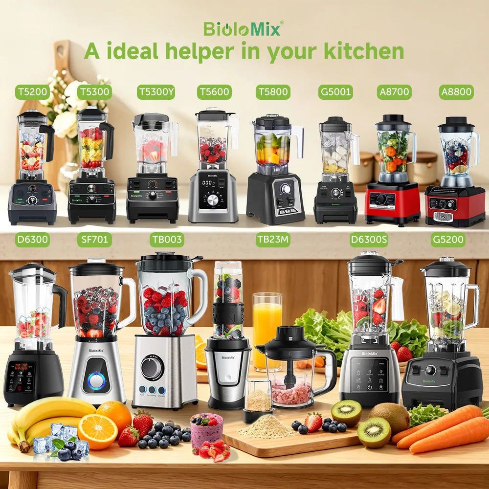 Biolomix BPA Free 3HP Blender Juicer All in One Kitchen