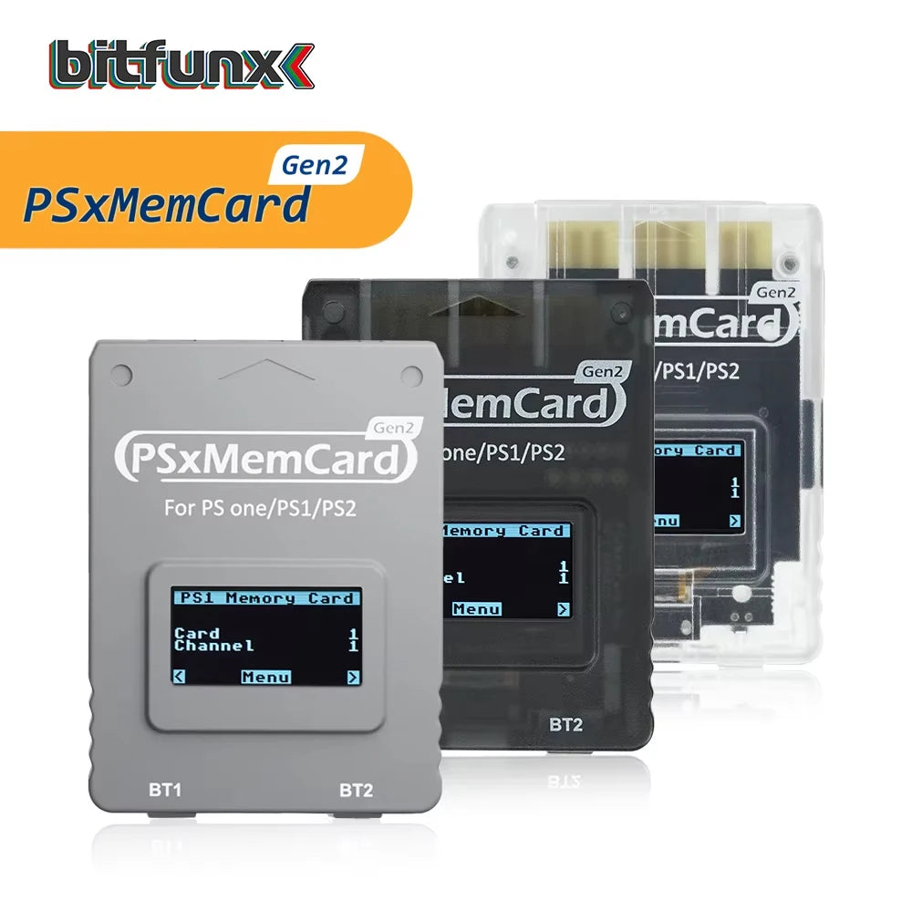 BitFunx PSxMemCard Gen2 SD2PSX With MicroSD Card For PS1 PS2