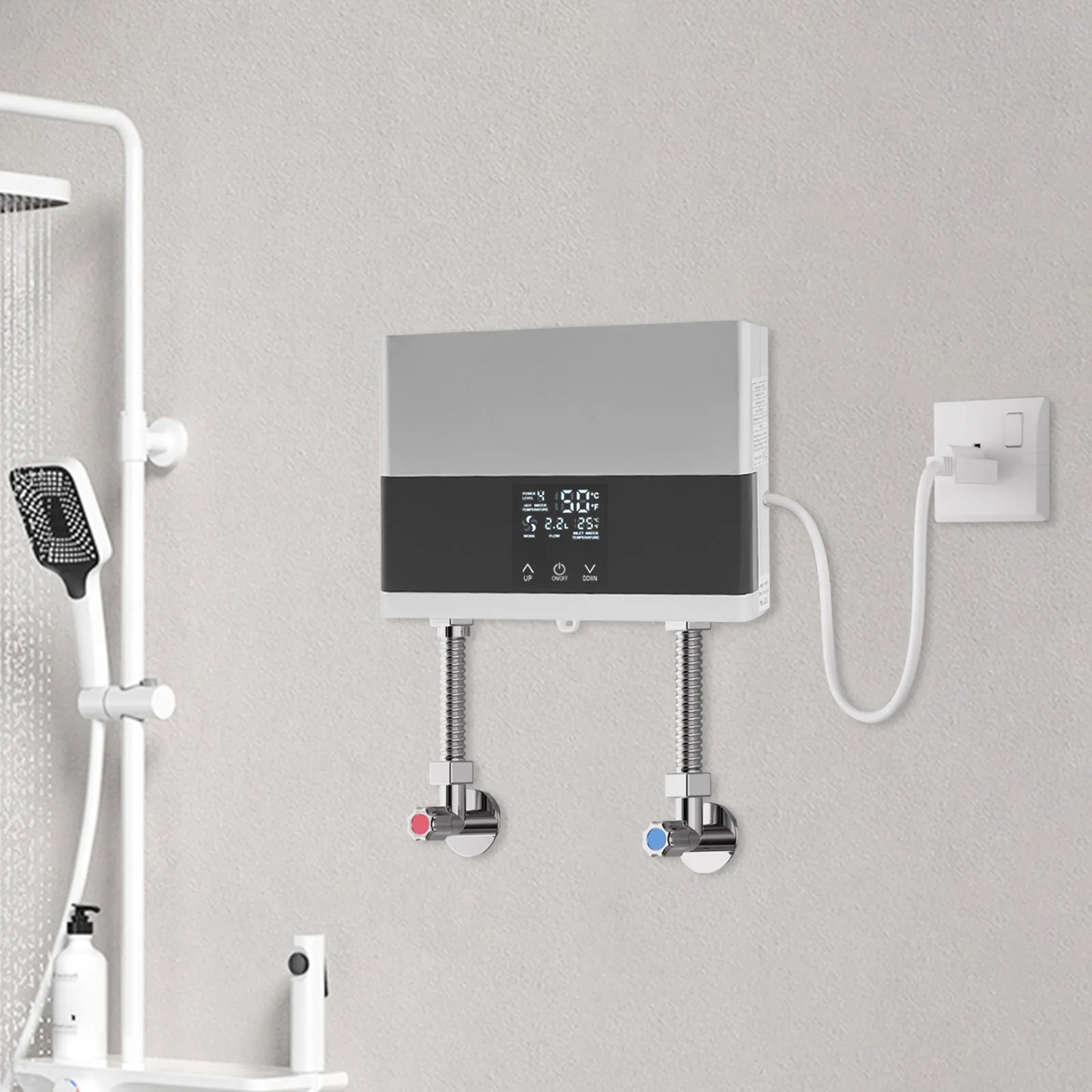 Sweetmile 110V 4000W Mini Electric Water Heater with Remote Control