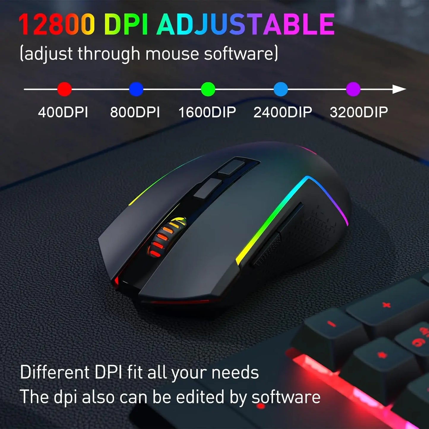 Redragon S151 Pro Wireless Gaming Keyboard And Mouse Combo
