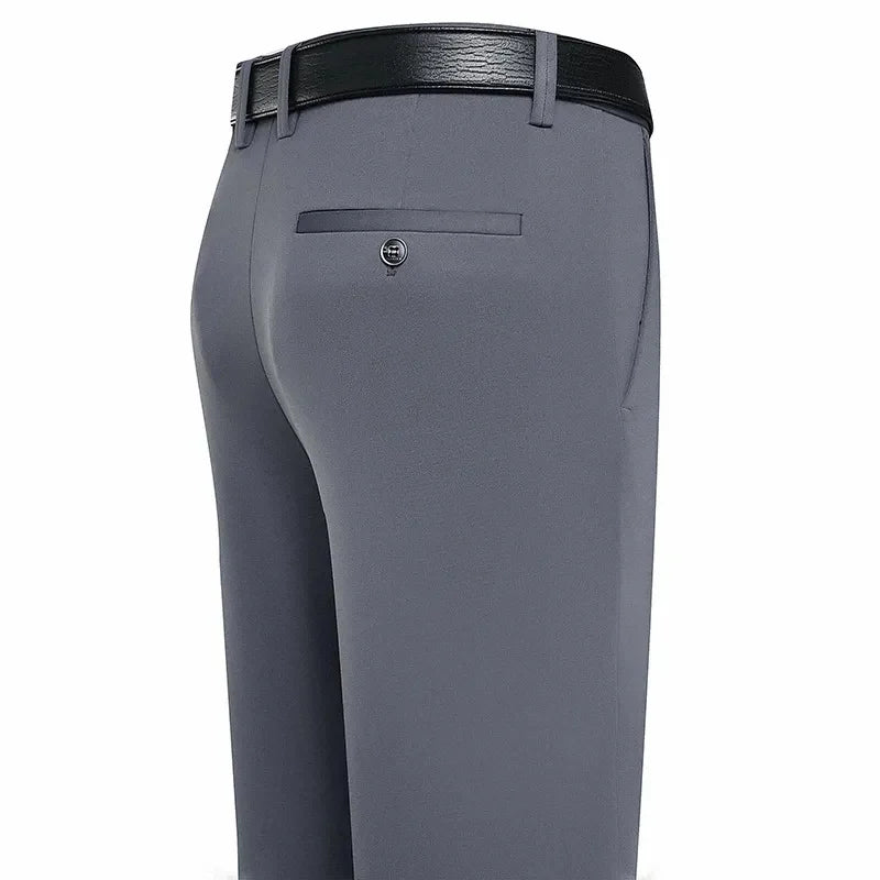 ENWEIGE Men Suit Pants Business Casual Trousers