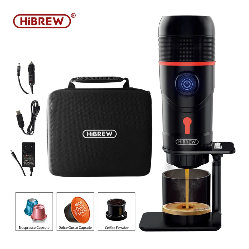 HiBREW Portable DC12V Espresso Coffee Maker For Car And Home