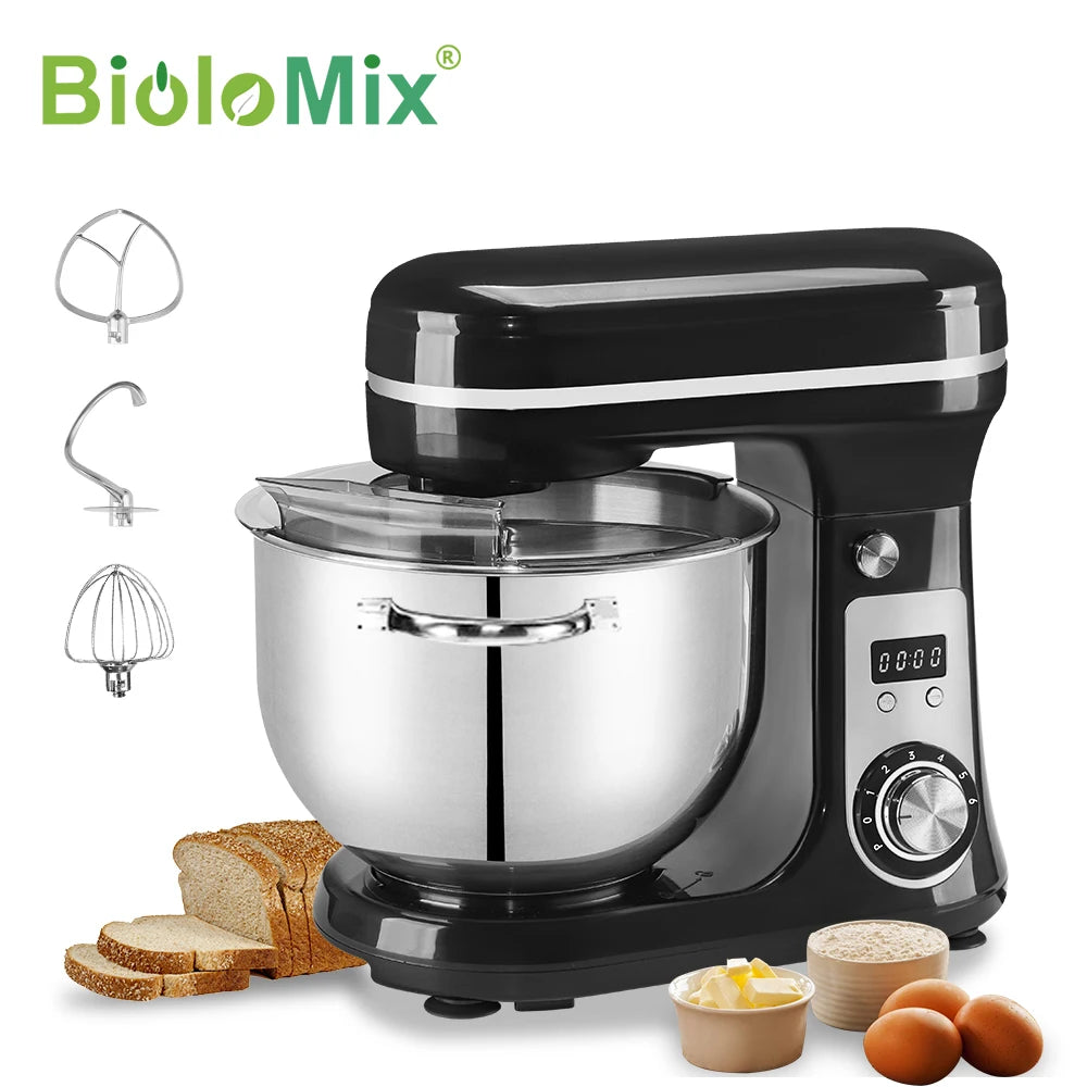 Biolomix Kitchen Stand Mixer And Blender With Quiet 1200W Performance