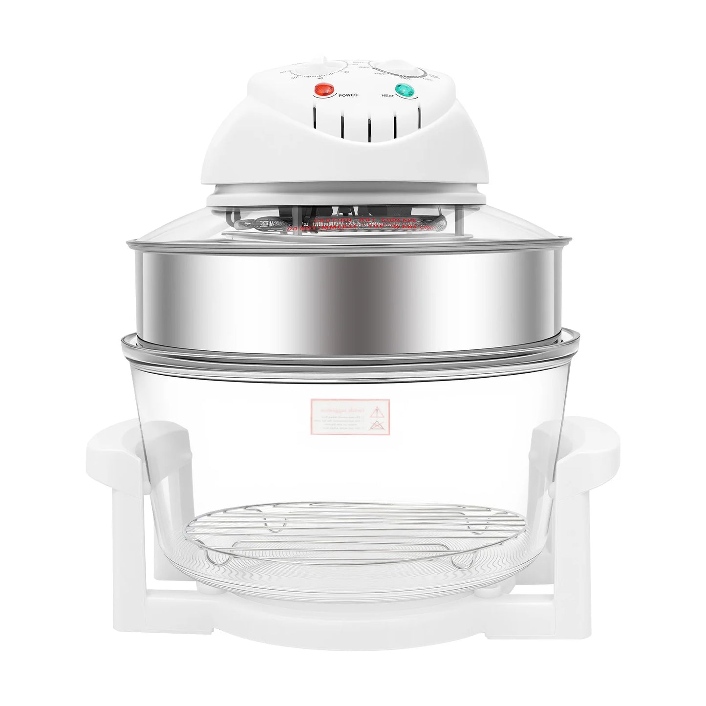 Visual Air Fryer 1200-1400W 360 Degree Hot Air Circulation Oil Free Cooker