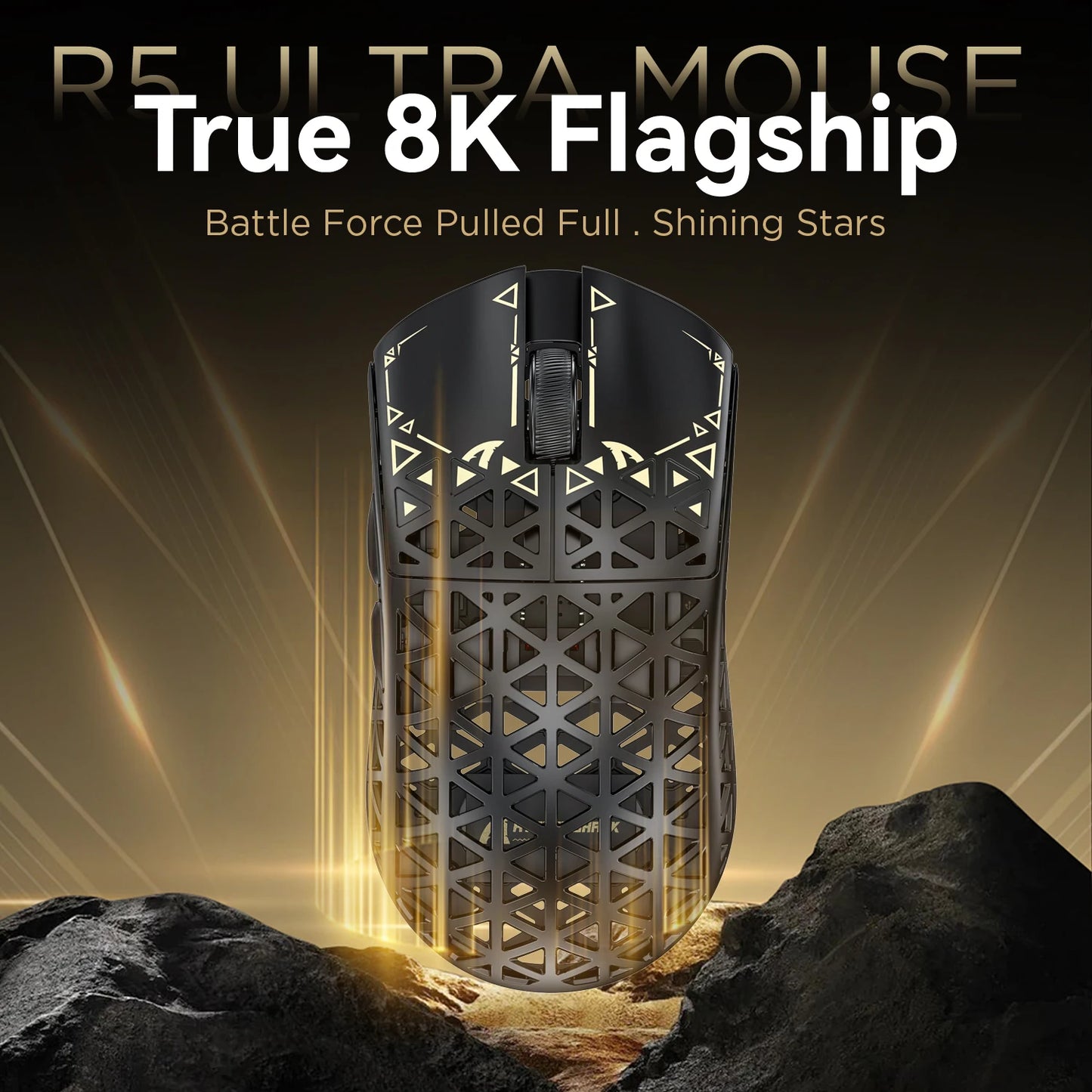 Attack Shark R5 Ultra Wireless 8K Gaming Mouse PAW3950MAX