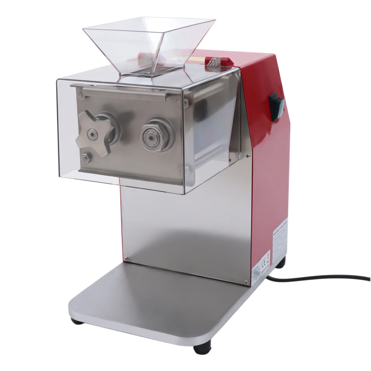 Bymaocar 1100W Electric Meat Cutting Machine Stainless Steel Vertical Grinder