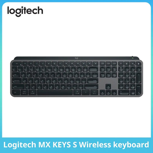 Logitech MX Keys S Wireless Bluetooth Keyboard Multi-Device Connection Backlit