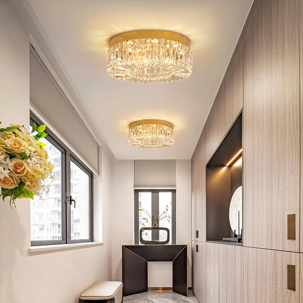 Vetrulus Crystal Ceiling Lamp Modern Chandelier For Living Room