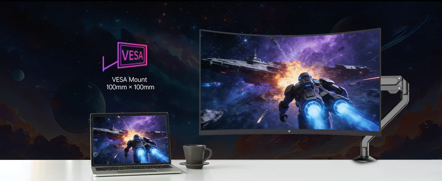 KTC H27S5C Curved Gaming Monitor HDR400 144Hz Adaptive Sync