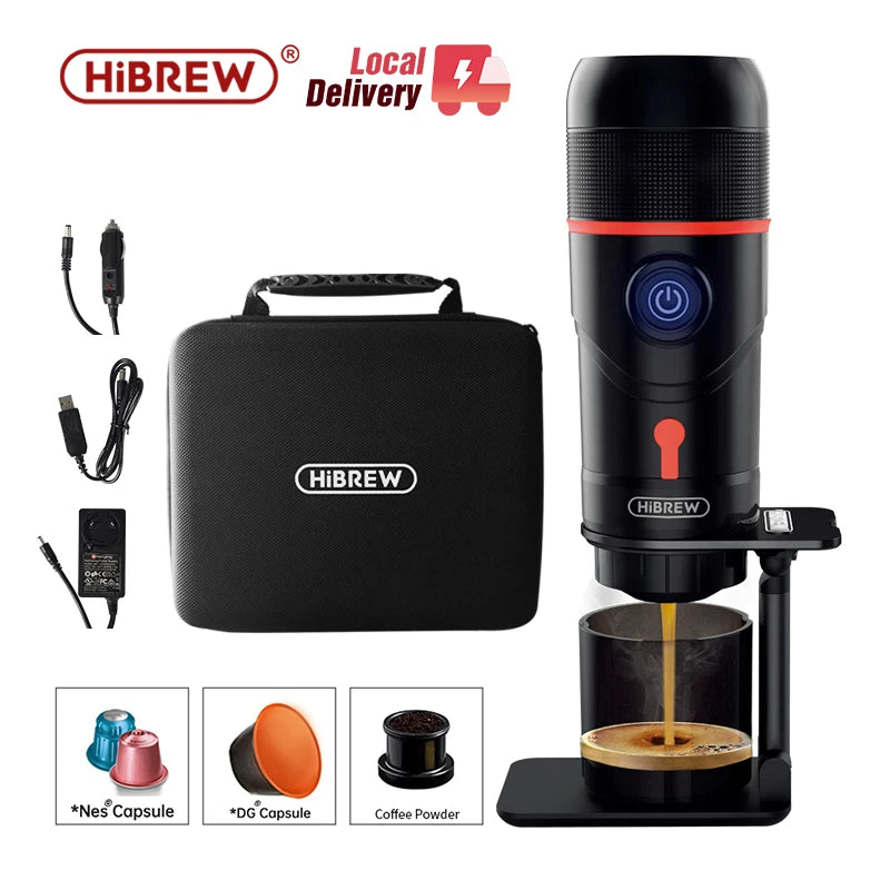 HiBREW Portable DC12V Espresso Coffee Maker For Car And Home
