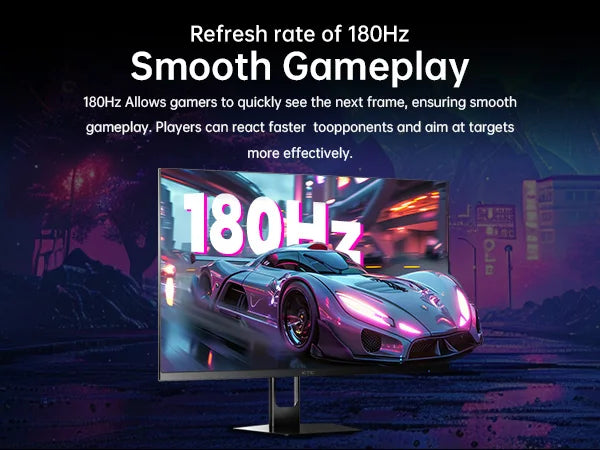 KTC Gaming Monitor 180Hz 1ms Fast IPS 1080p Freesync DP 1.4 HDMI 2.0