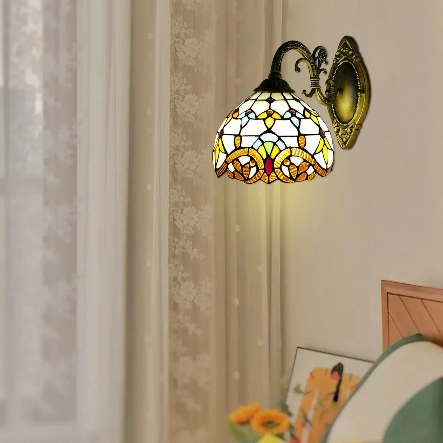 Vintage Style Wall Lamp Dome Light For Living Room