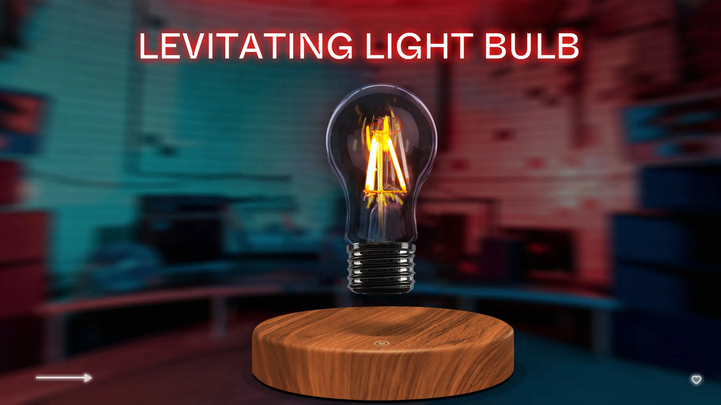 HCNT Levitating Bulb Lamp Magnetic Floating Desk Light