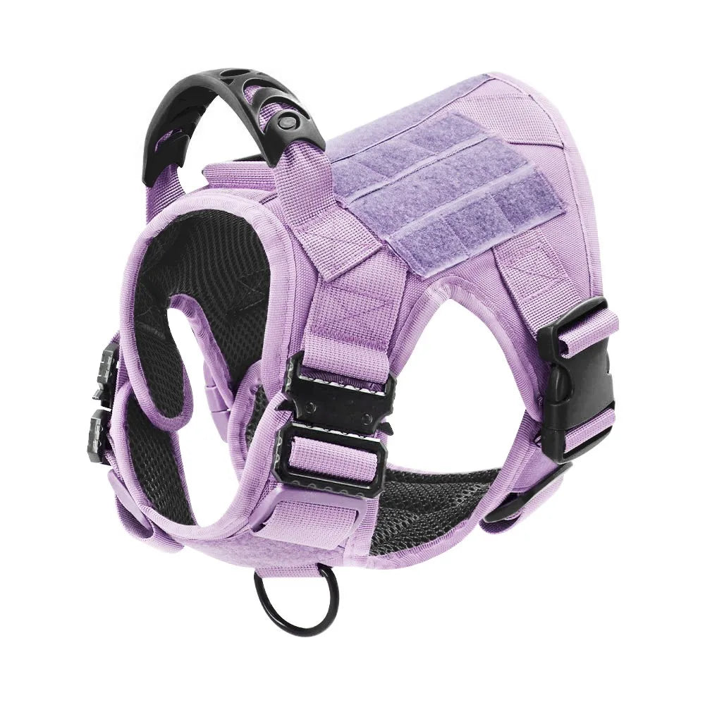 PETRAVEL Dog Harness Tactical Vest Adjustable Padded Nylon