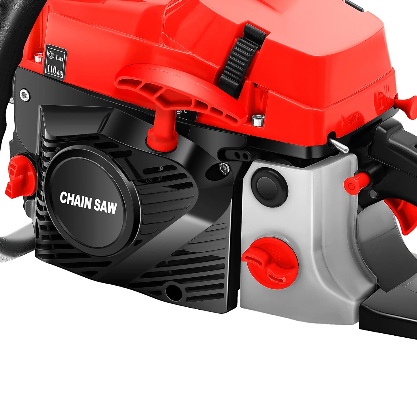 Gasoline Chainsaw Handheld PP Shell For Gardens Farms Ranches