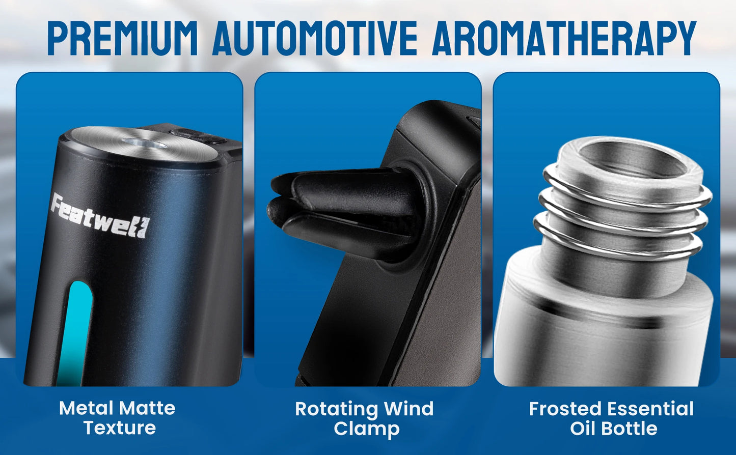 Smart Car Aromatherapy Diffuser Humidifier With Six Adjustable Settings