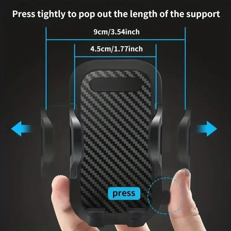Universal 360 Degree Car Phone Holder With Strong Suction Cup