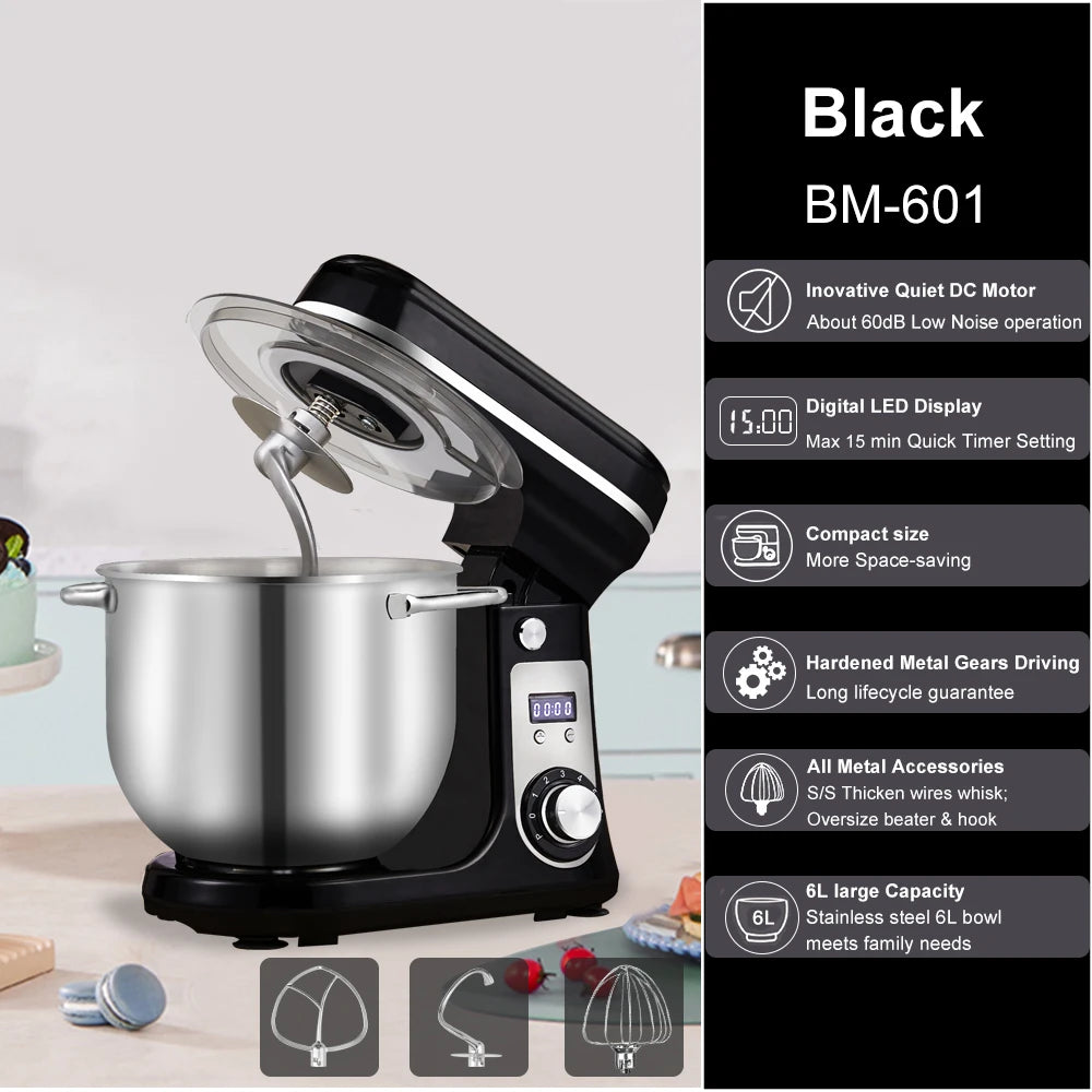 Biolomix Kitchen Stand Mixer With Blender And Quiet Motor