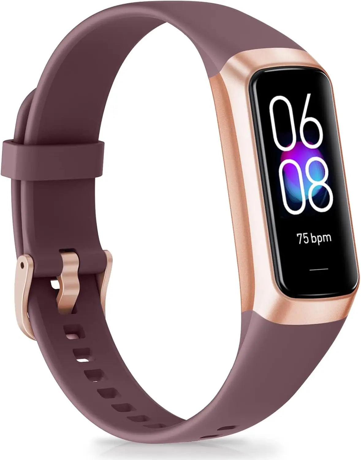 Fitness Tracker With 24 Hour Heart Rate, Blood Oxygen, Blood Pressure AMOLED