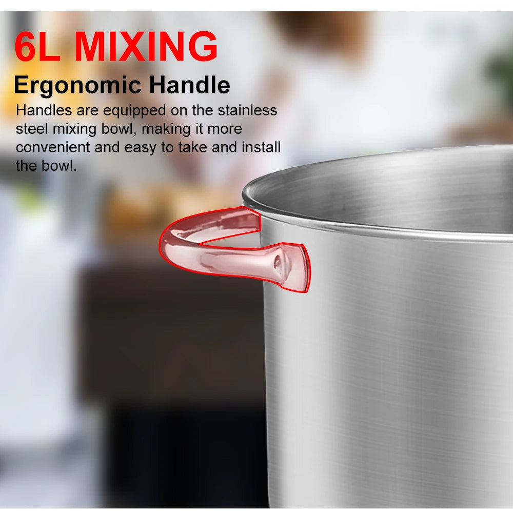 Biolomix Stand Mixer and Blender with Quiet Motor Dough Hook