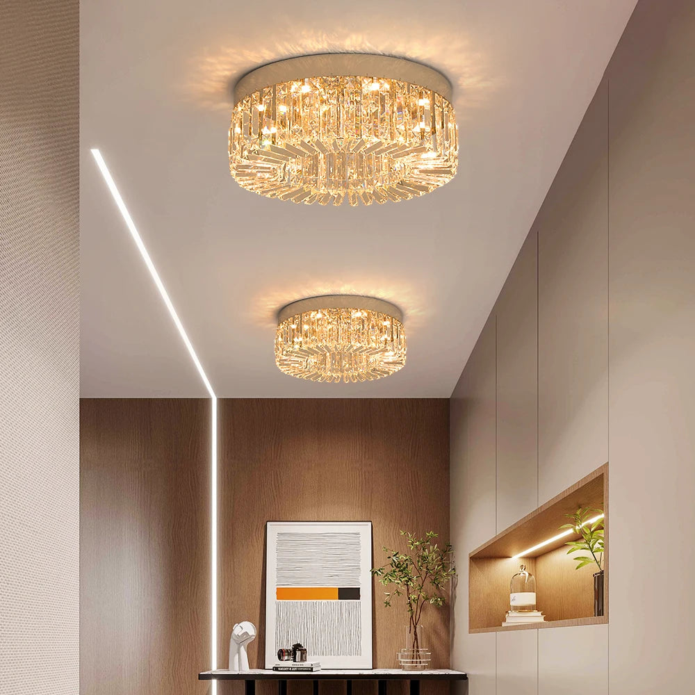 Vetrulus Crystal Ceiling Lamp Modern Chandelier For Living Room