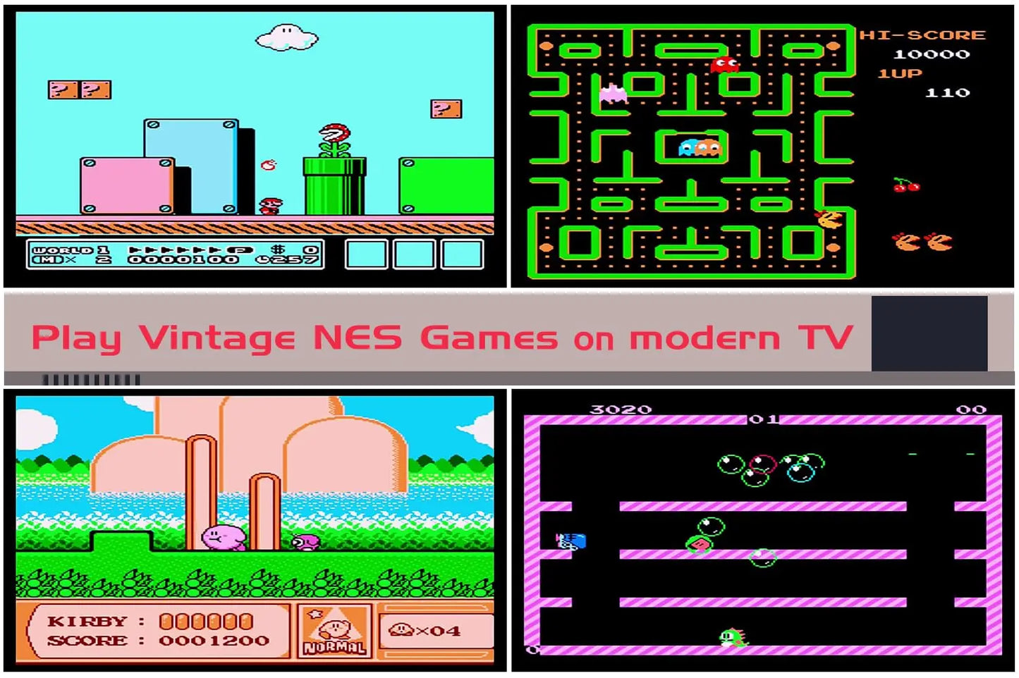 Retro Game Console With 2 Controllers AV Output And 620 Built In Games