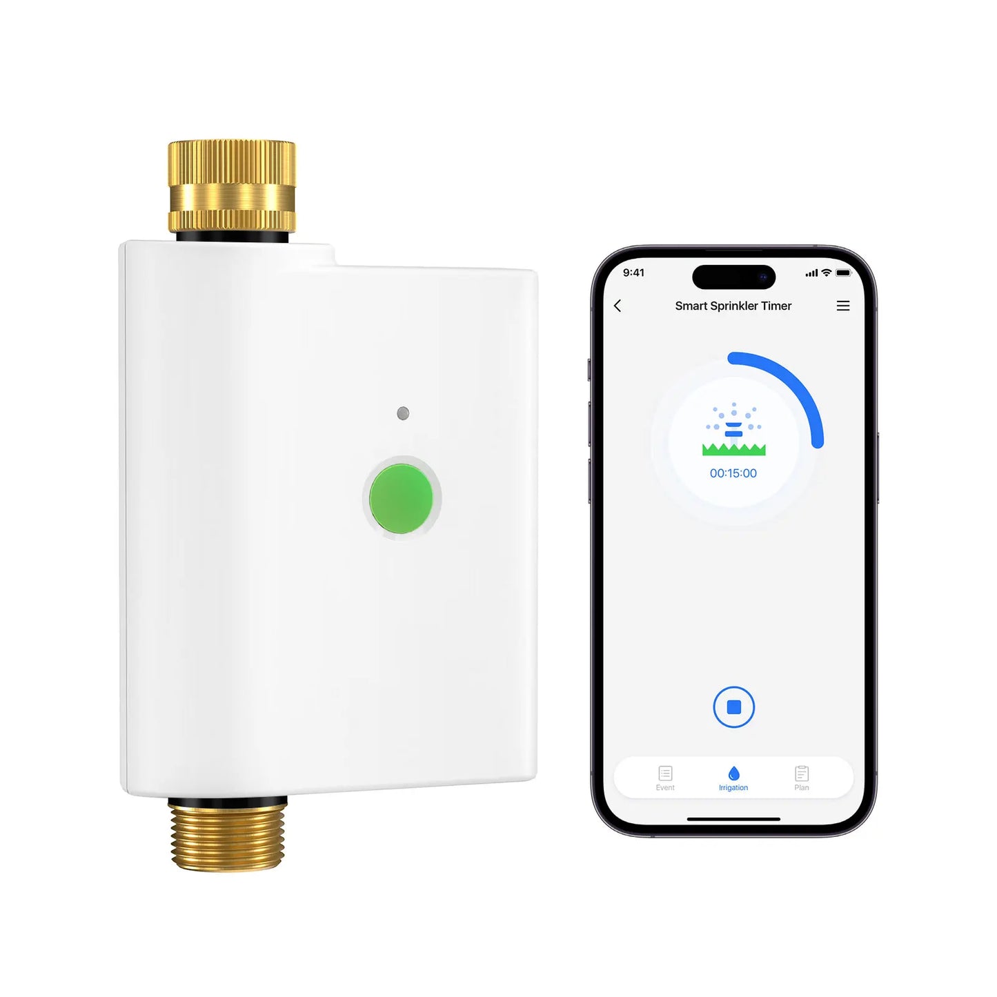 Meross Smart Sprinkler Timer MST100 US Version With Brass Tracking Alerts