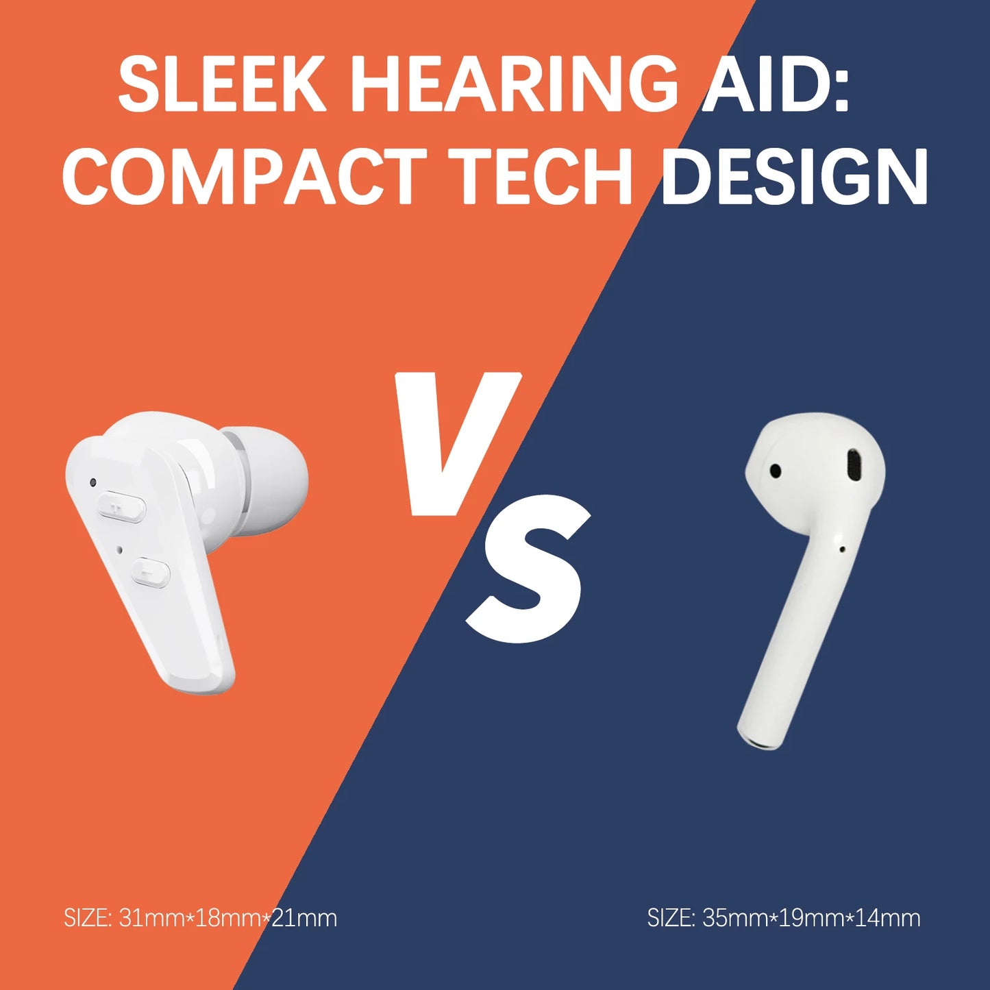 Jinghao Rechargeable Hearing Aids Auto On Off Fast Charging