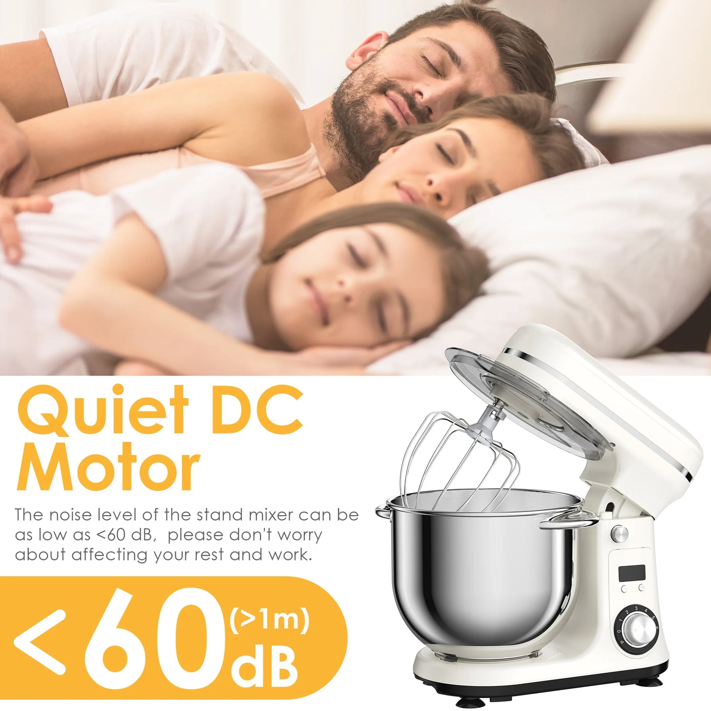 Biolomix Kitchen Stand Mixer With Blender And Quiet Motor
