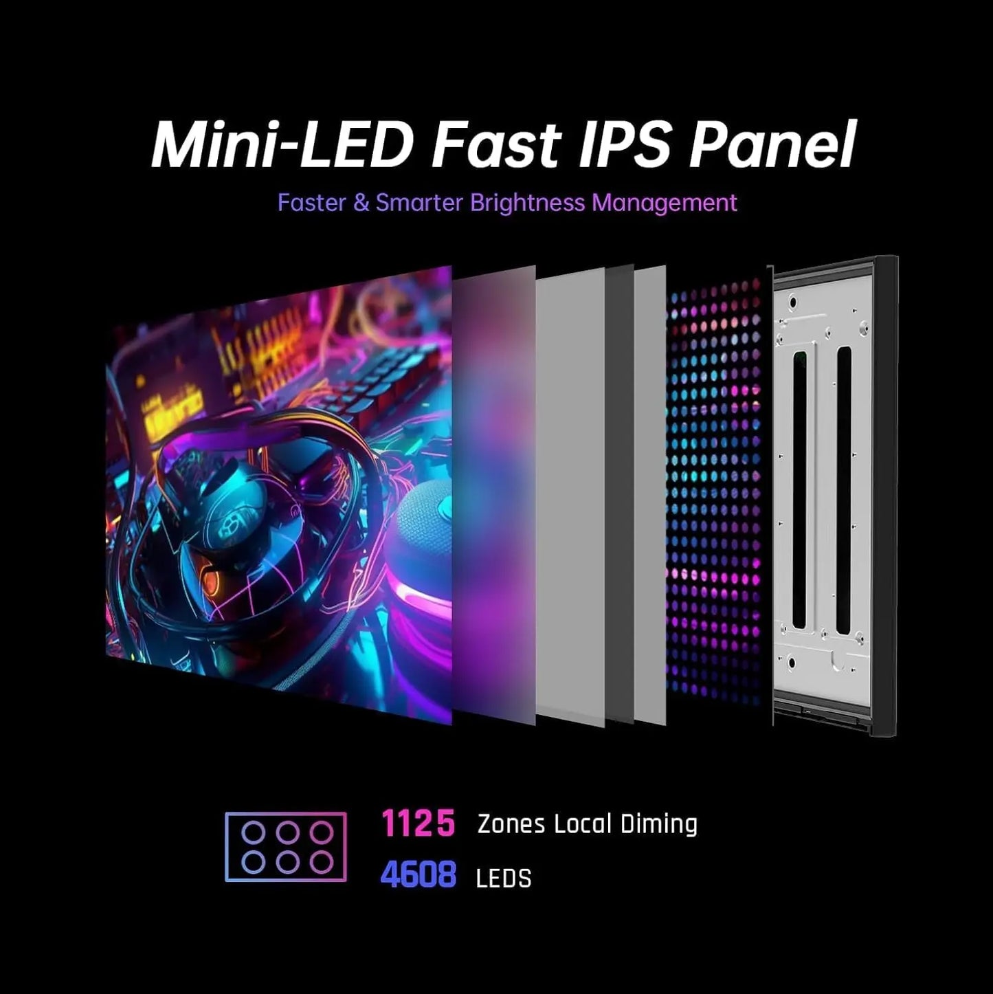 KTC 4K Gaming Monitor Fast IPS HDR1000 144Hz 1ms TypeC