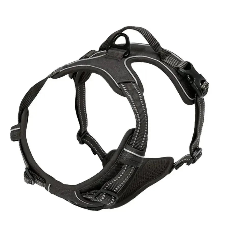 Dog Collars Harness Leash Set Leather For Dogs All Seasons