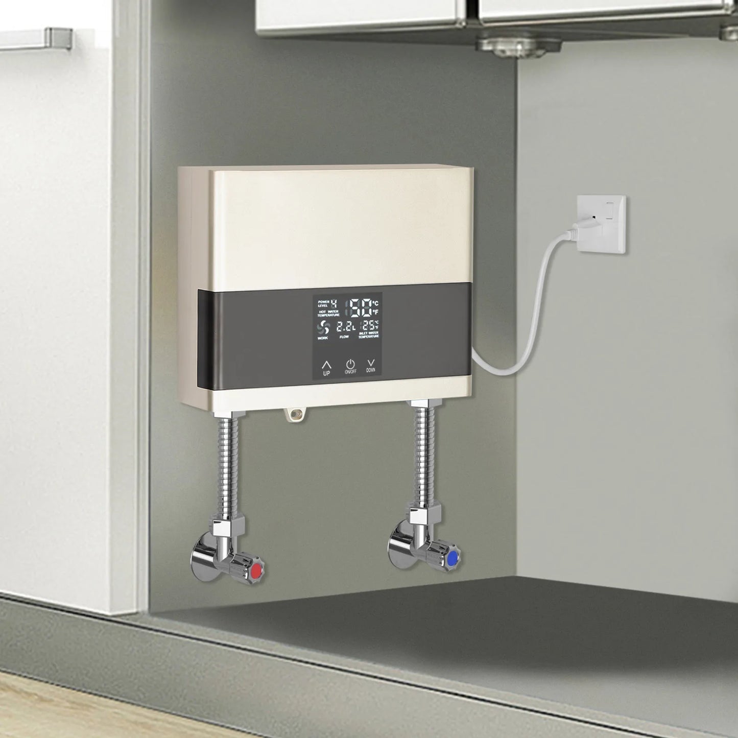 Sweetmile 110V 4000W Mini Electric Water Heater with Remote Control