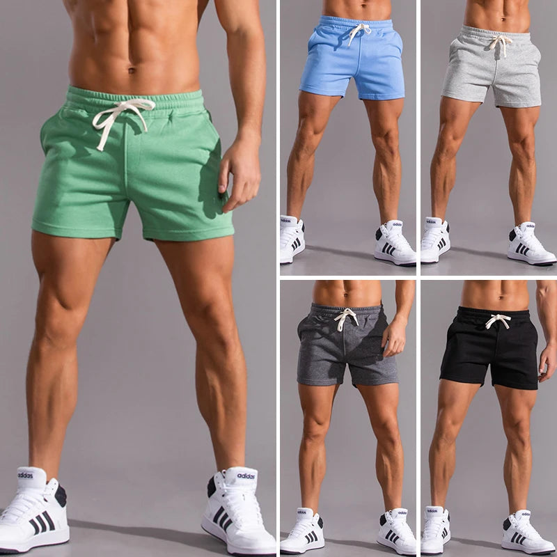 Men's Summer Cotton Basketball Shorts For Casual Sports And Running