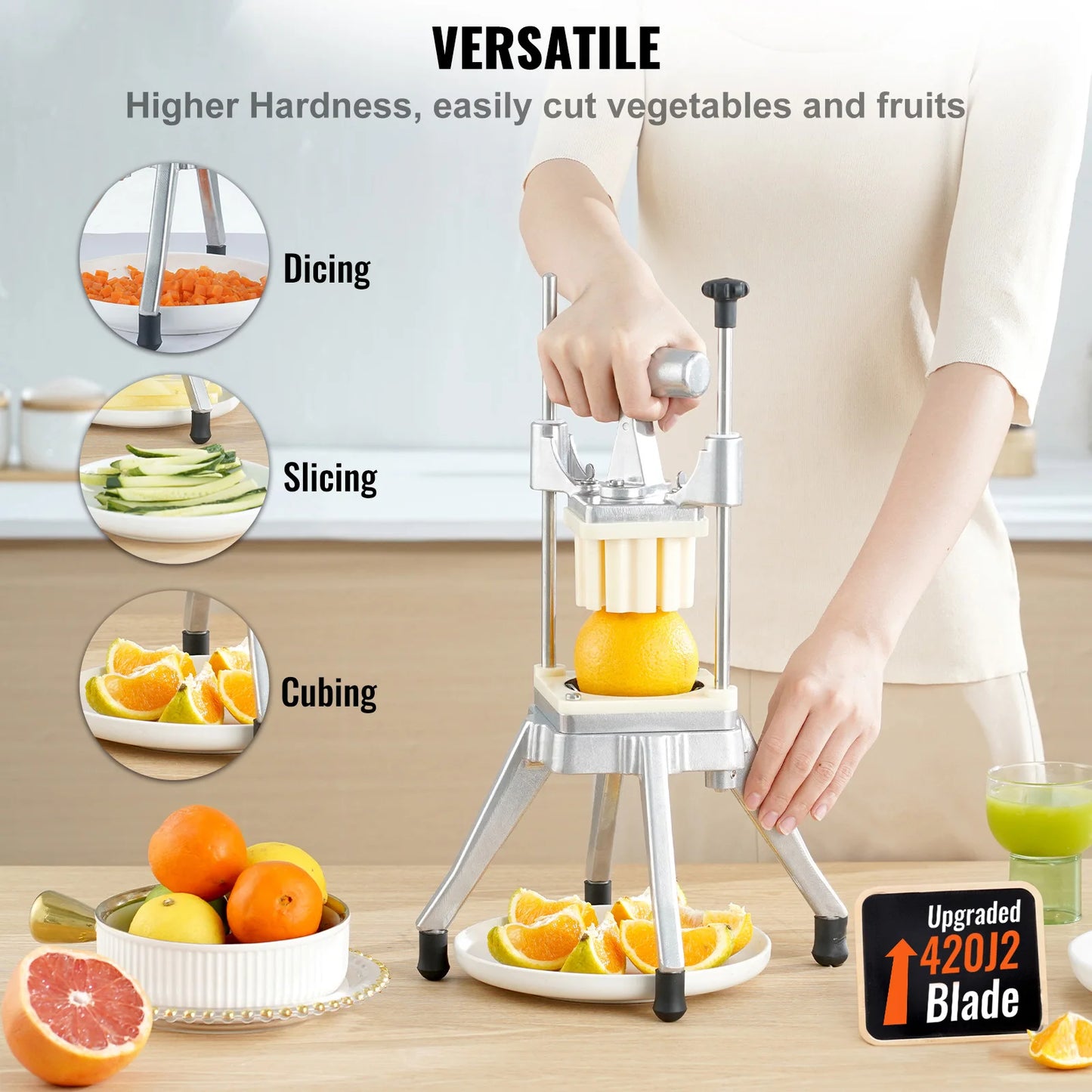 VEVOR Commercial Vegetable Dicer Cutter For Fruits And Vegetables