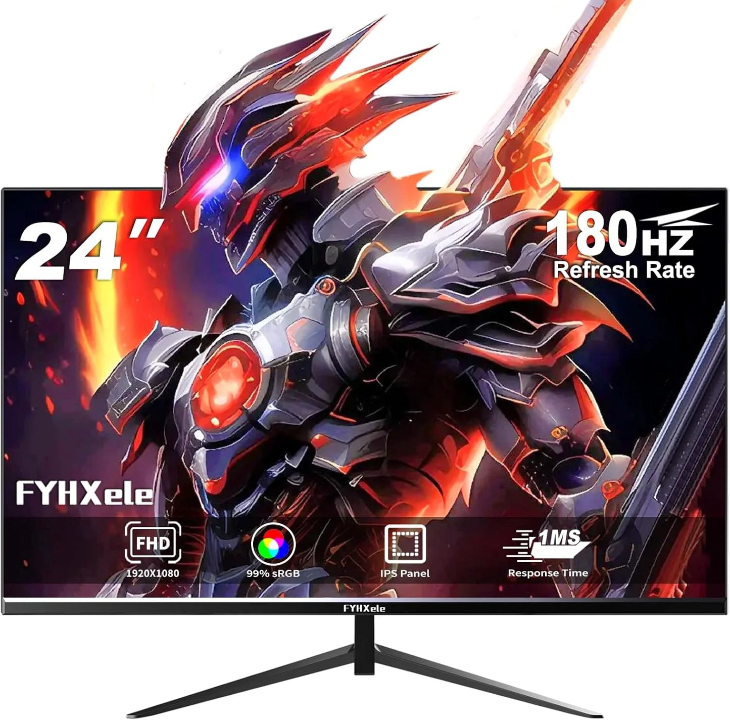 FYHXele 180Hz Gaming Monitor FHD With G Sync HDR Display