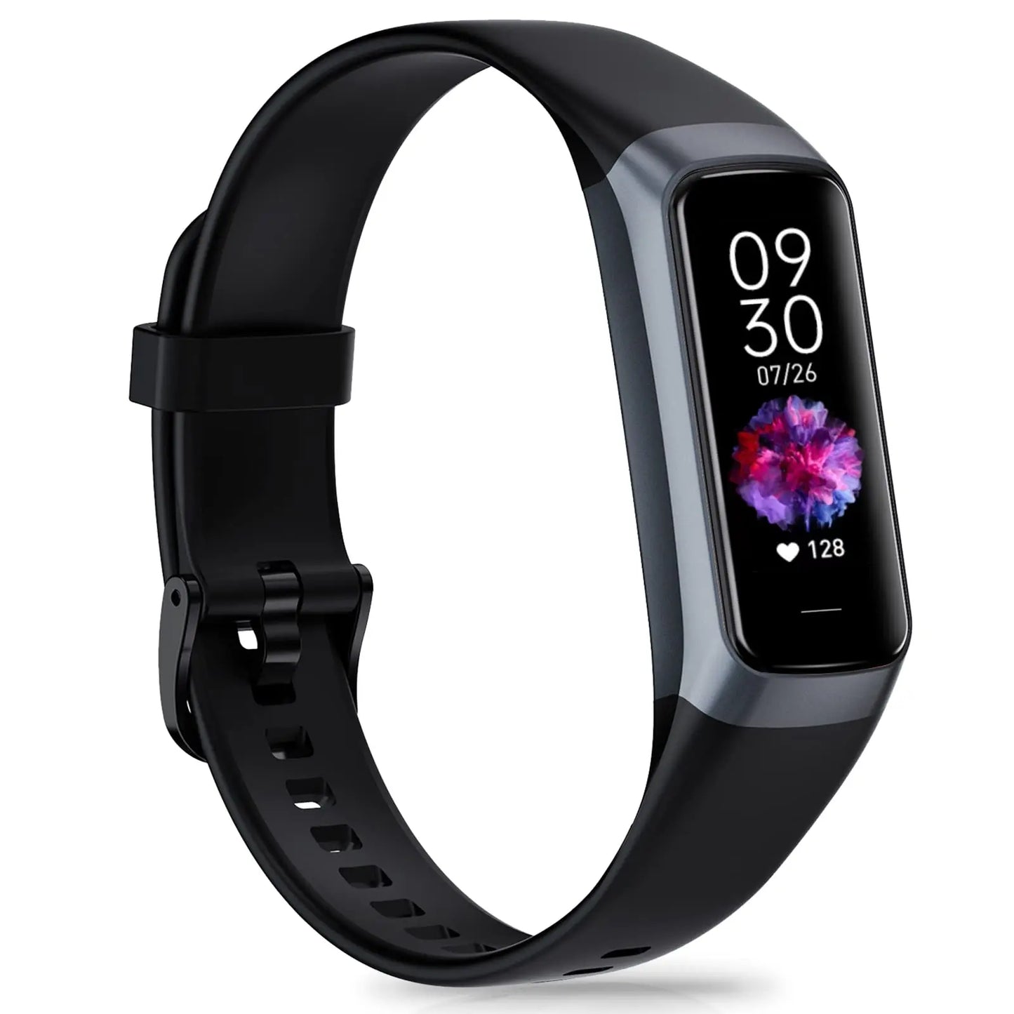 Fitness Tracker With 24 Hour Heart Rate, Blood Oxygen, Blood Pressure AMOLED