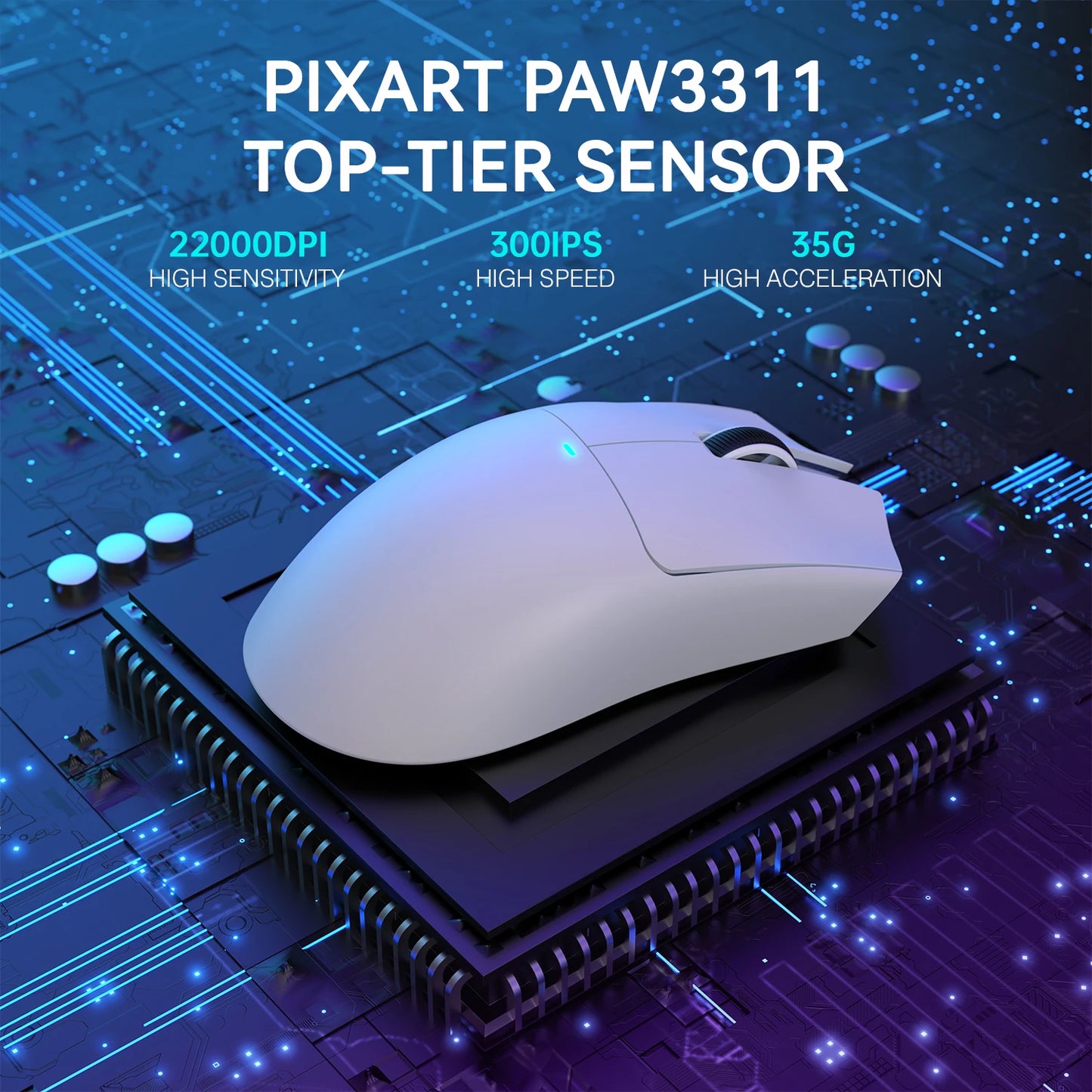 Attack Shark X11 Wireless Gaming Mouse With PAW3311 Optical Sensor