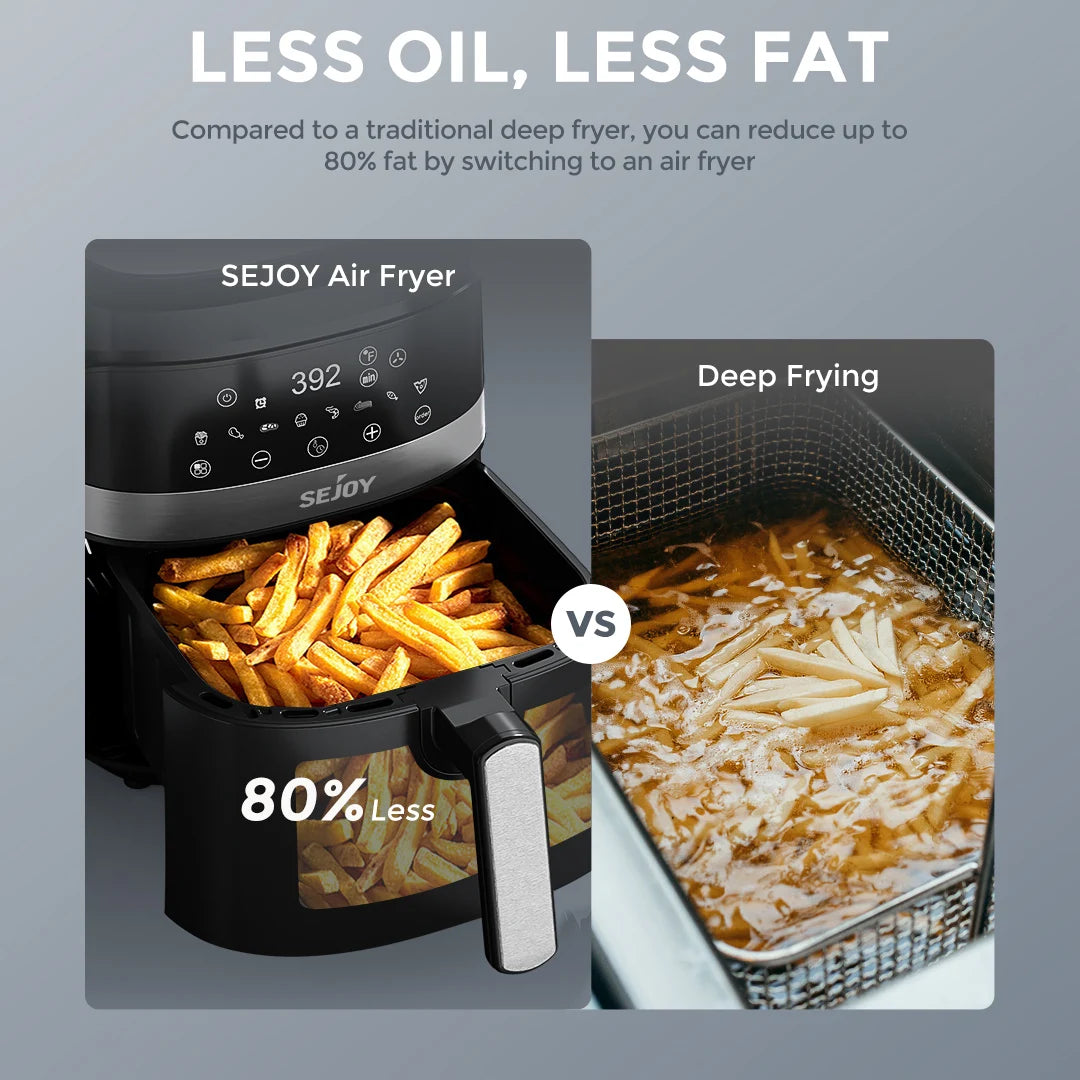 SEJOY 8-In-1 Air Fryer Oven Oilless Cooker For Healthier Meals