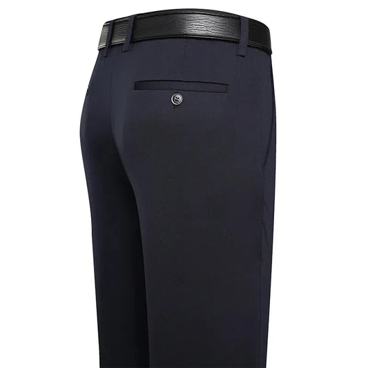 ENWEIGE Men Suit Pants Business Casual Trousers
