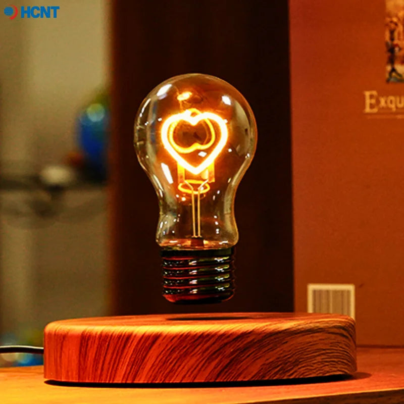 HCNT Levitating Bulb Lamp Magnetic Floating Desk Light