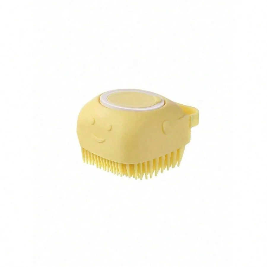 Pet Shampoo Brush for Dogs and Cats with Silicone Dispenser