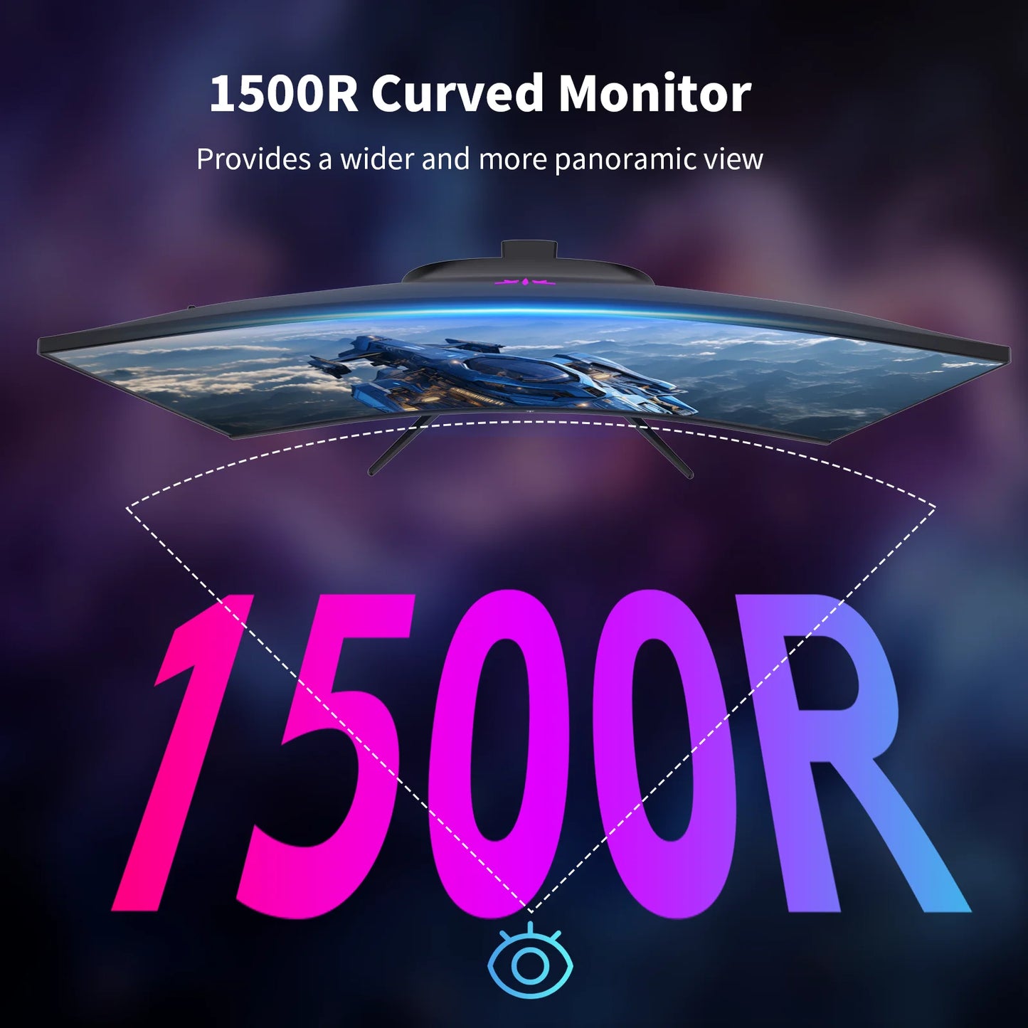 KTC H27S5C Curved Gaming Monitor HDR400 144Hz Adaptive Sync