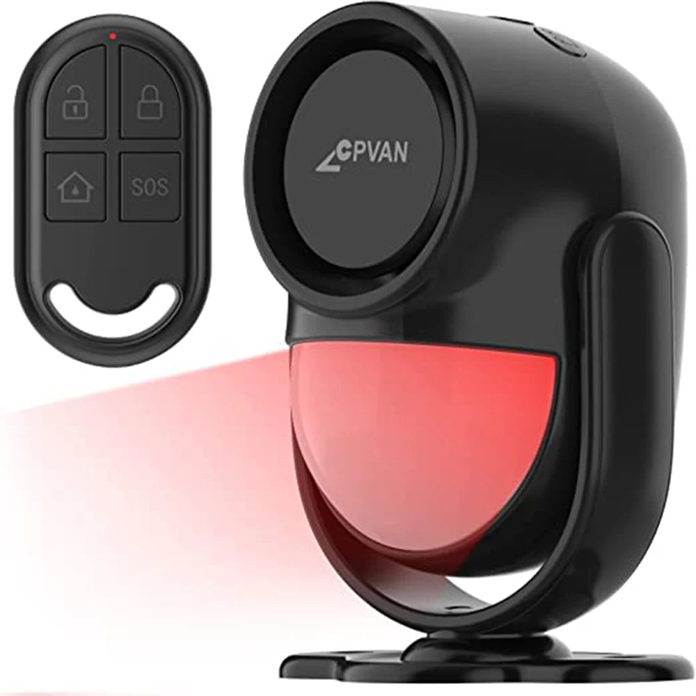 CPVan Wireless 433MHz Infrared Motion Detector Alarm with Remote