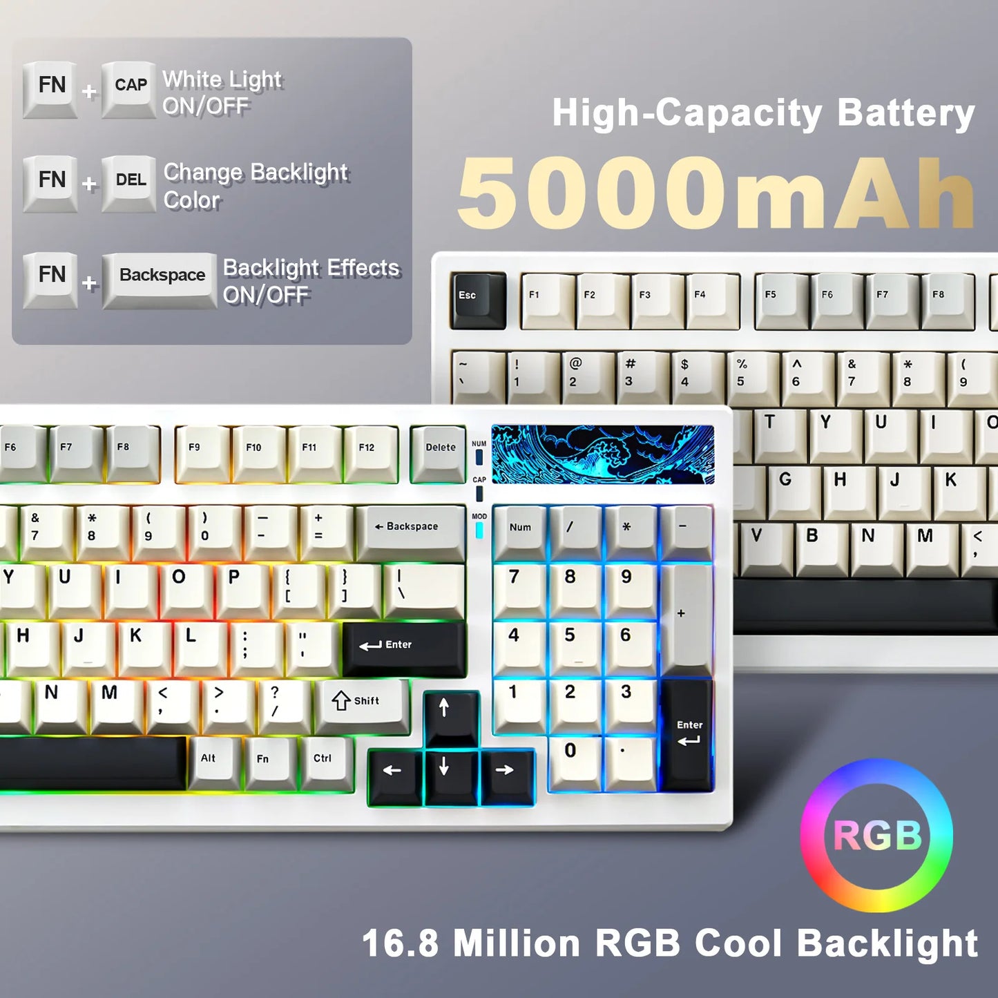 YUNZII YZ98 Mechanical Gaming Keyboard With Hot Swap Gasket
