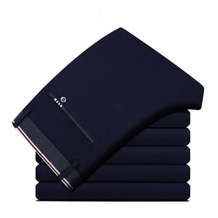 GOZBKF Mens Spring Autumn Business Dress Pants For Office